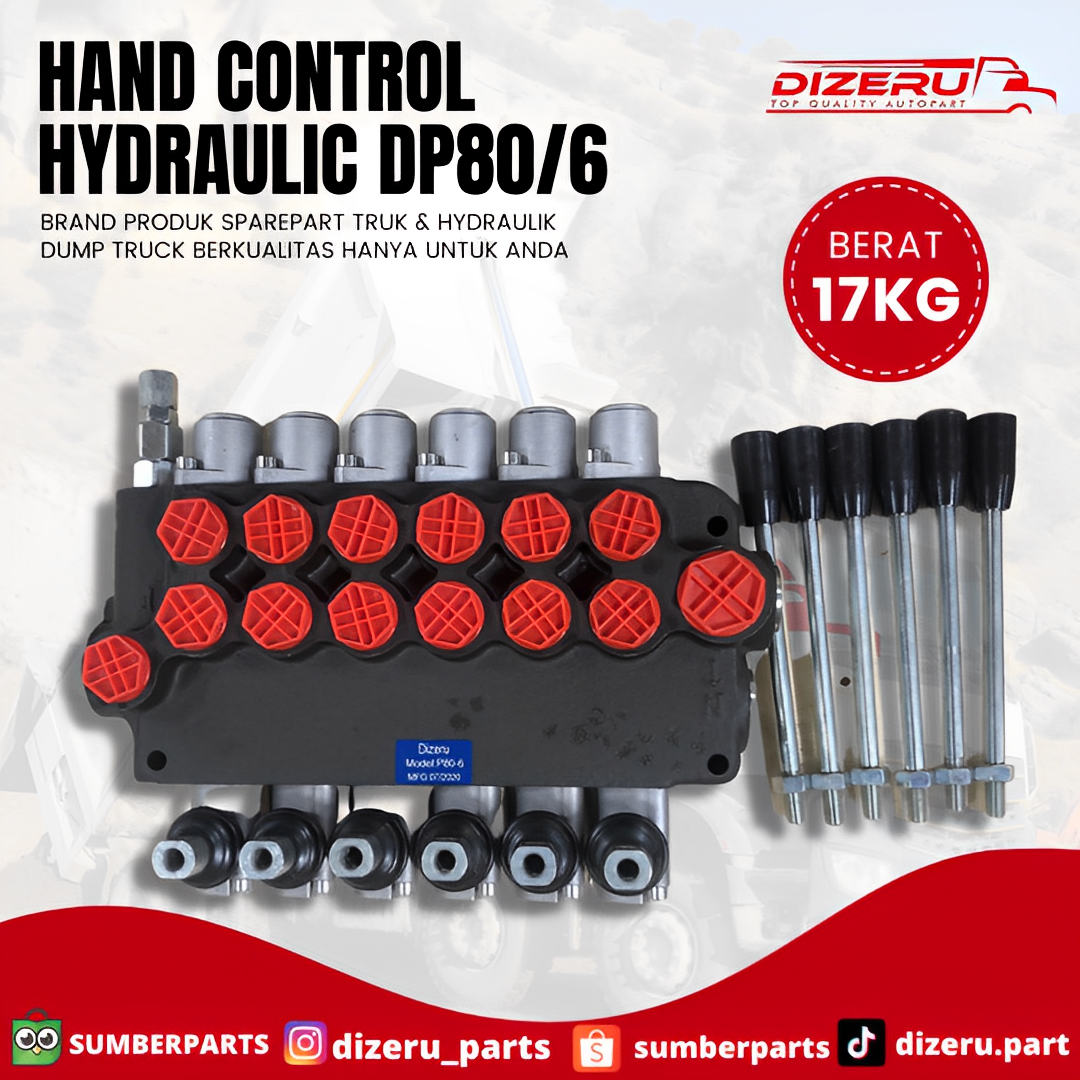 Hand Control Hydraulik DP80/6